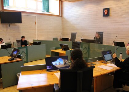 Retten er satt i Østre Innlandet tingrett - Klikk for stort bilde